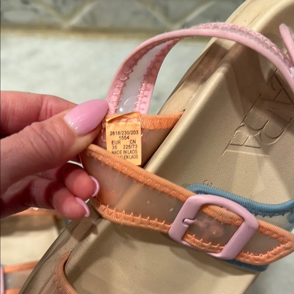 Zara Kids Sandals - Pink and Orange